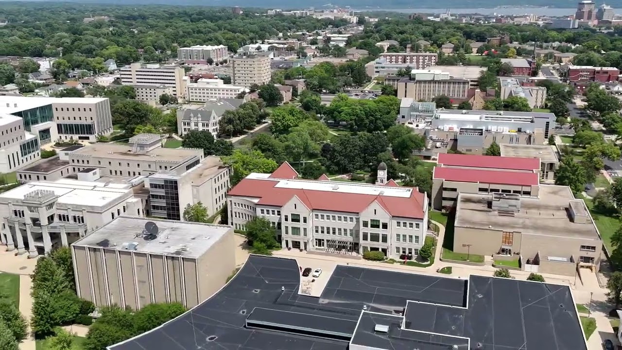 Bradley University campus flyover