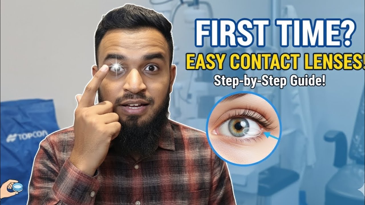 ​👁️ Ultimate Guide: How to Wear Contact Lenses for the FIRST TIME! (Easy Step-by-Step Tutorial)