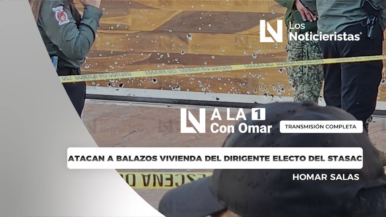 Atacan a balazos vivienda del dirigente electo del Stasac, Homar Salas