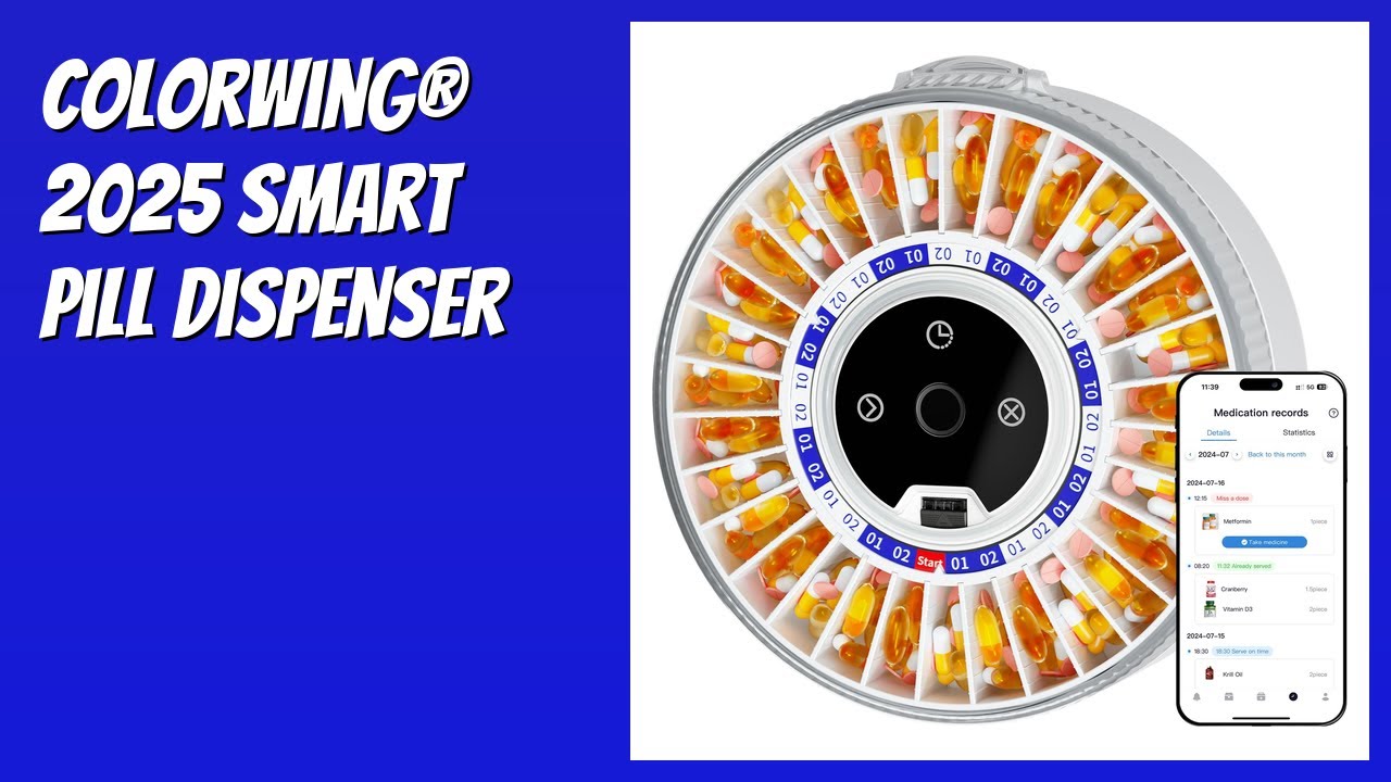 REVIEW (2026): Colorwing&reg; 2025 Smart Pill Dispenser. Features