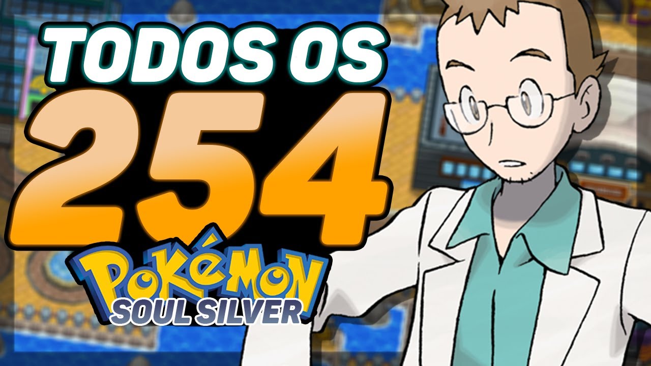 EU COMPLETEI A POKÉDEX NO POKÉMON SOUL SILVER !!