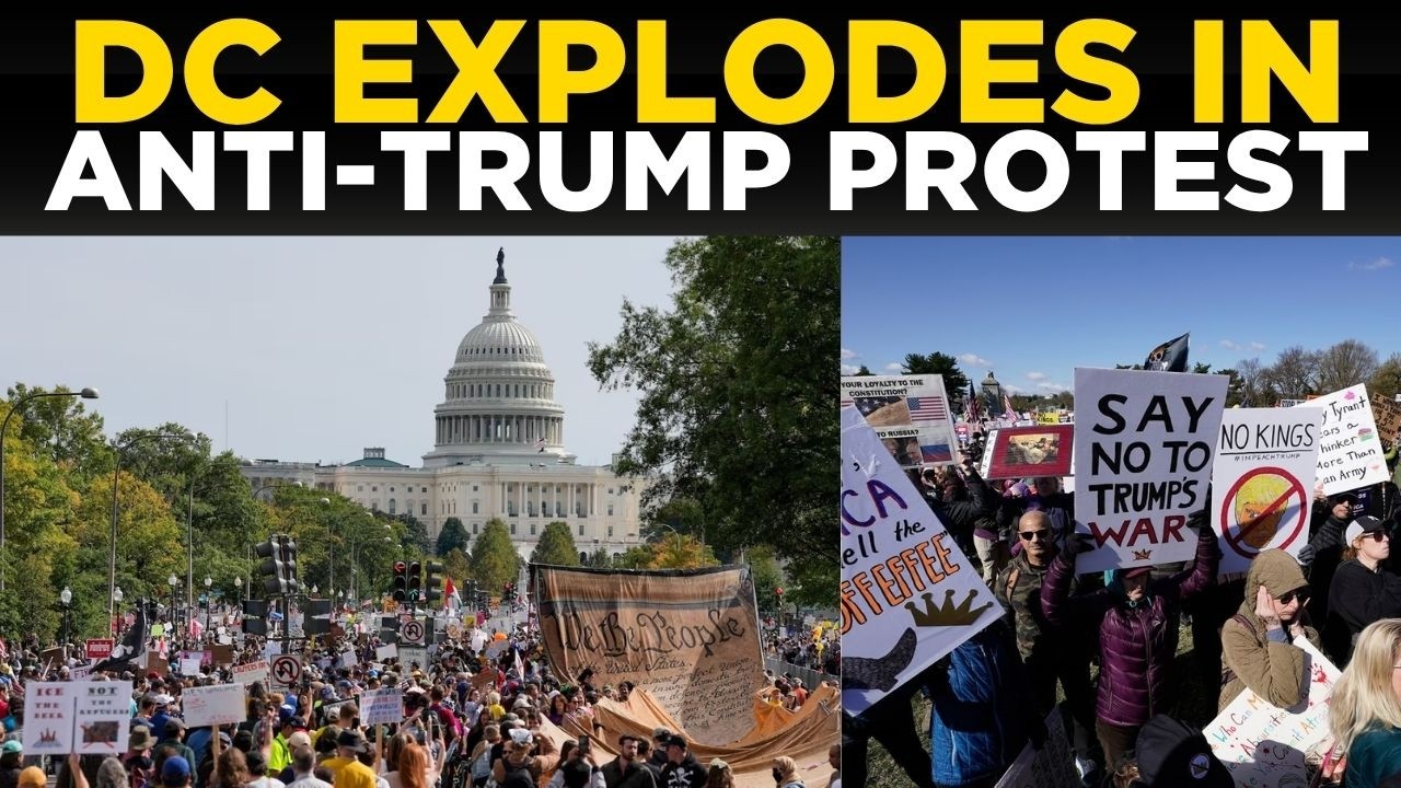 Anti-Trump Protest LIVE DC: Massive &lsquo;No Kings&rsquo; Rally Shakes Washington, D.C. Against Donald Trump