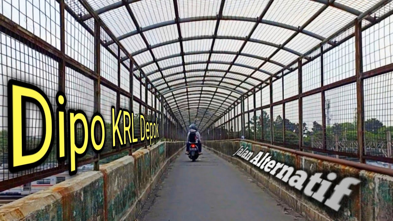 Dari Jalan Raya Citayam Menuju Jalan Cag4r Alam Via Dipo KRL Depok