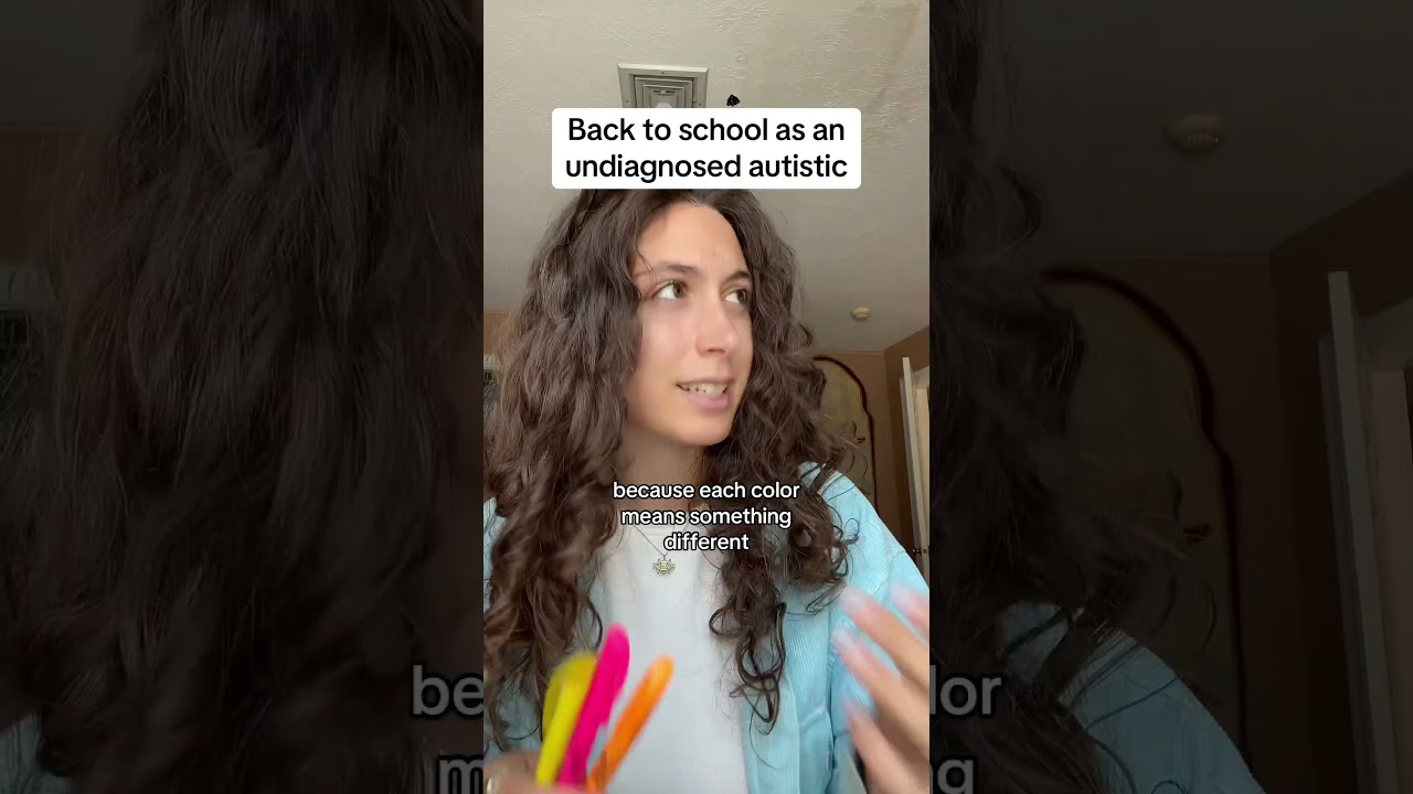 Subtle autistic traits during back to school