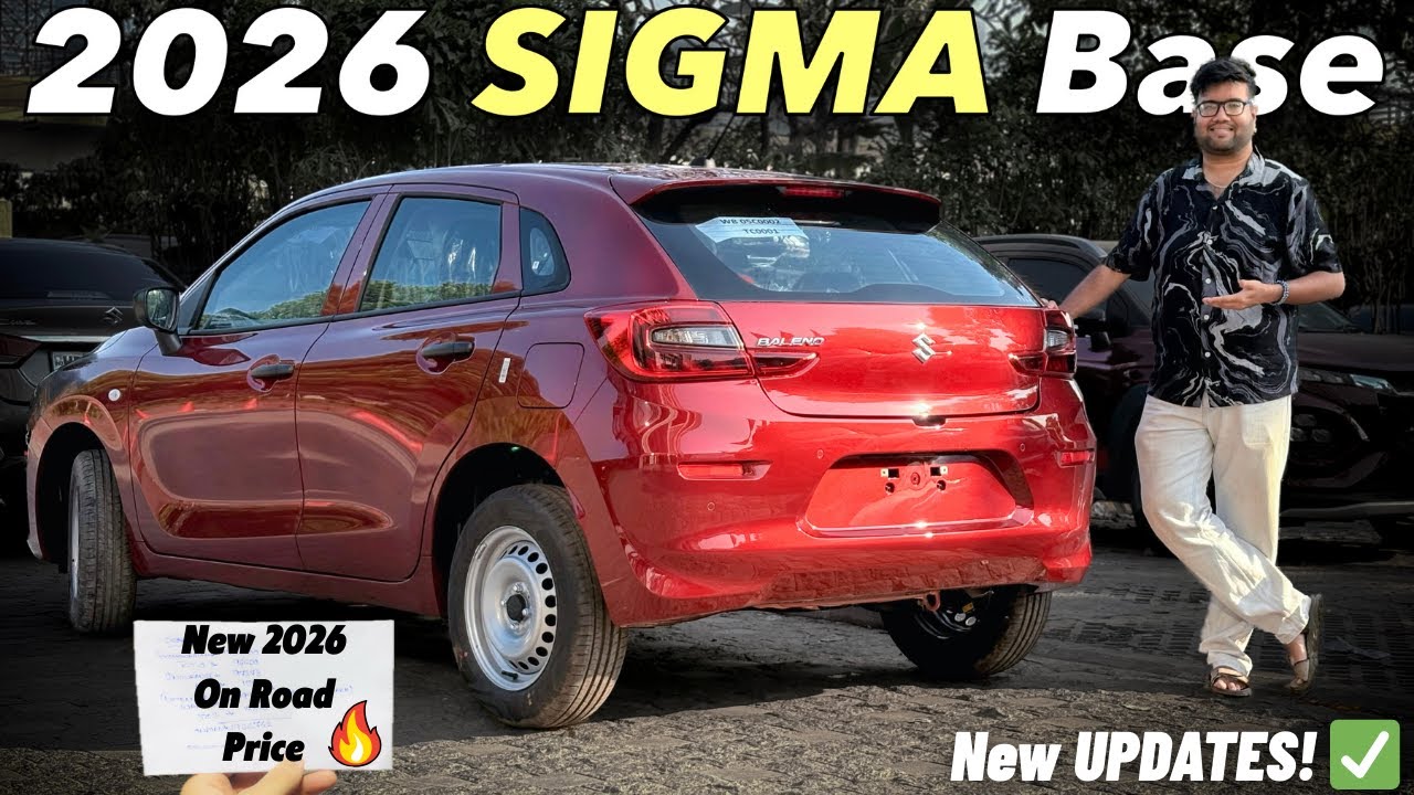 2026 ✅ NEW Maruti Baleno Sigma Base Model - NEW UPDATED FEATURES! 🔥