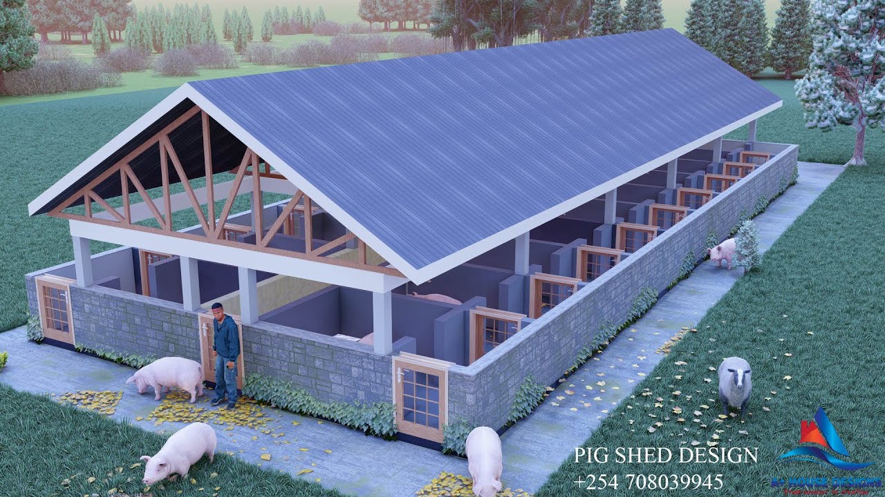 Magnificent Pig Shed Design for Pig Farmers