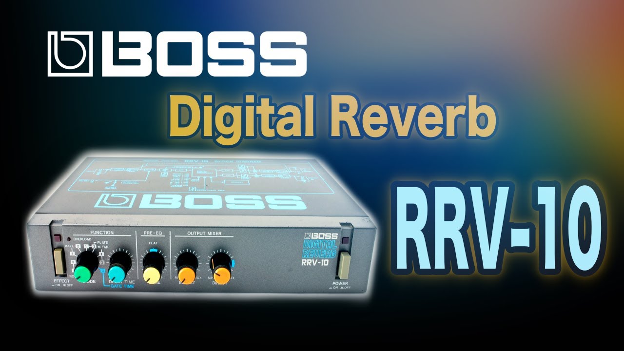 Boss Digital Reverb RRV-10 Sound Samples