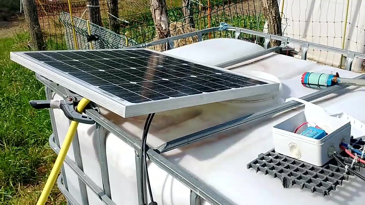 Transfert et pompage d'eau au fil du soleil - utilisation du photovoltaïque sans batterie