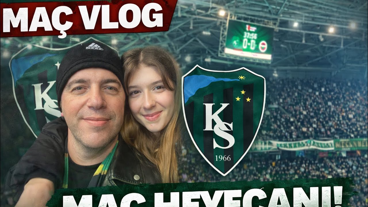 Skor Üzdü, Gün Efsaneydi | Kocaelispor Maç Vlog💚🖤. Yaren Öztürk