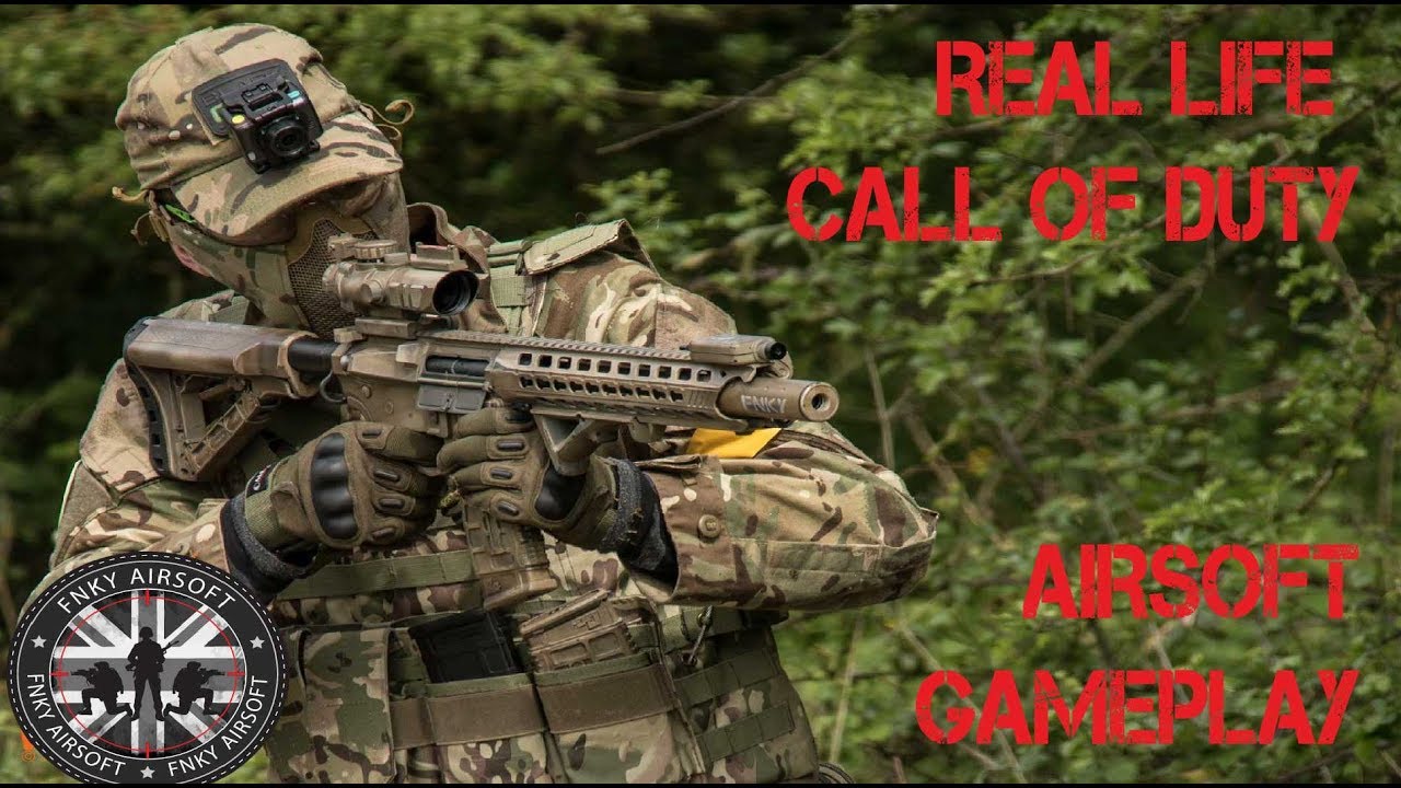 REAL LIFE CALL OF DUTY ???? G&G CM16 PREDATOR AIRSOFT GAMEPLAY