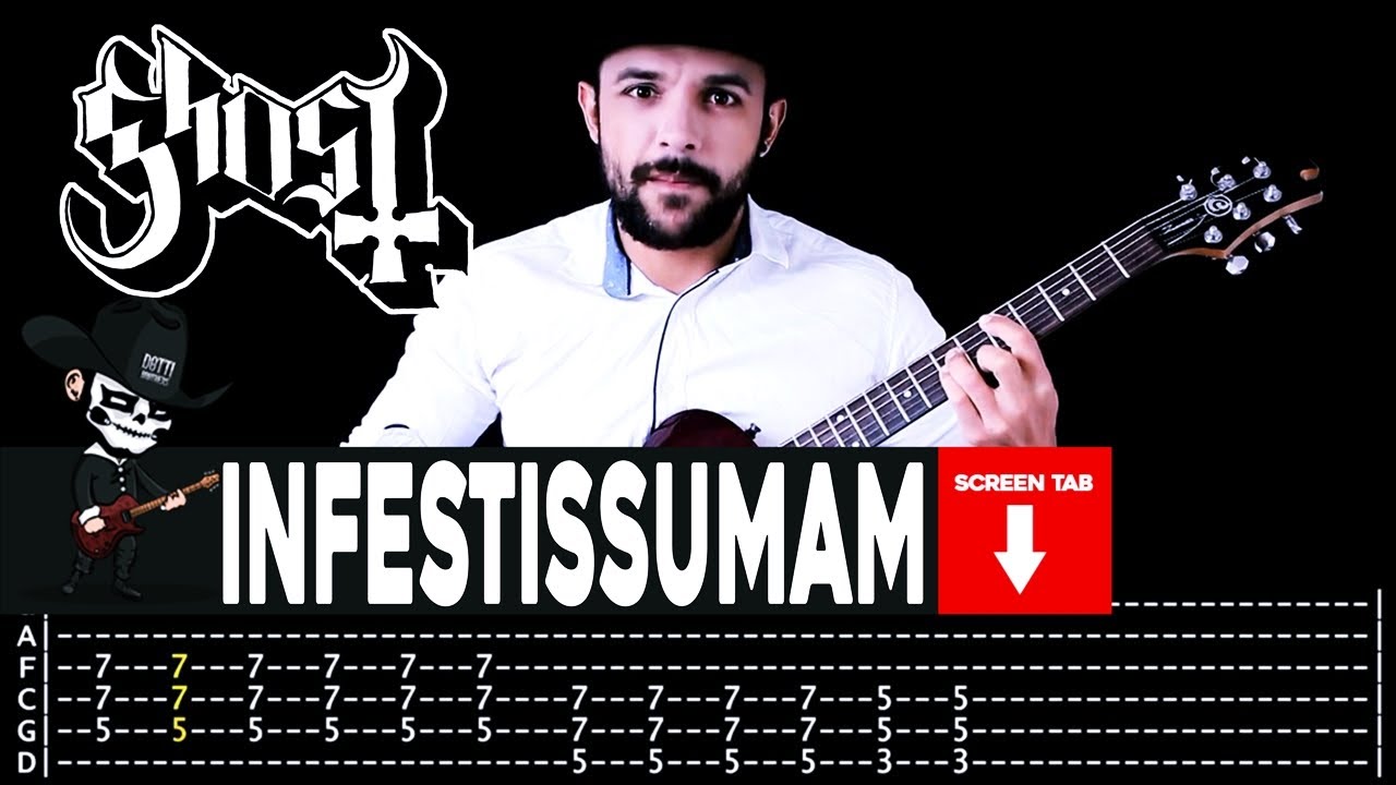 【GHOST】[ Infestissumam ] cover by Masuka | LESSON | GUITAR TAB