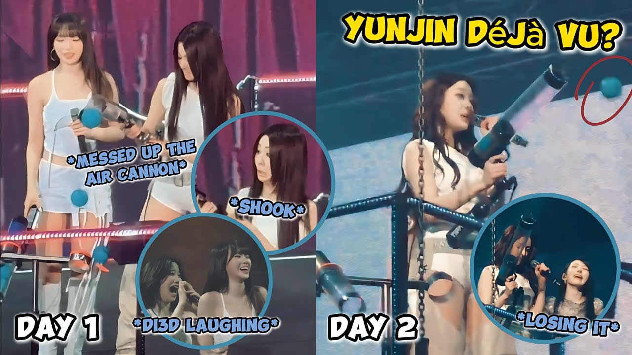 YUNJIN’s day 1 *incident* repeated on day 2 at their “Easy, Crazy, Hot” encore in Seoul 😅