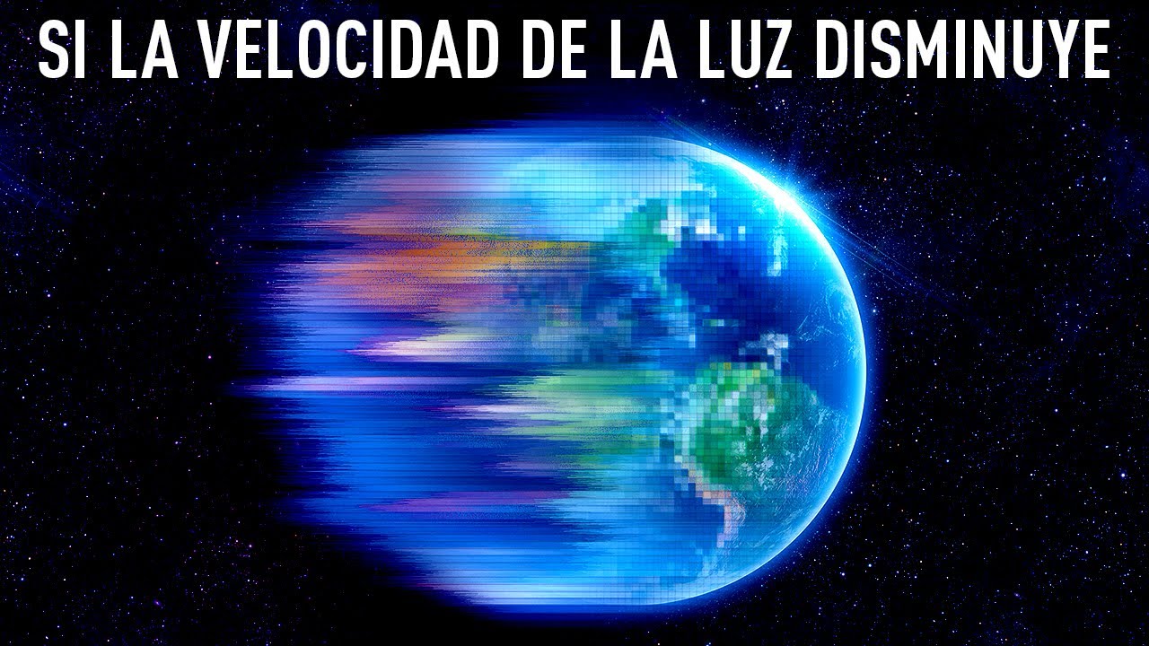 ¿Y si la velocidad de la luz disminuyera?