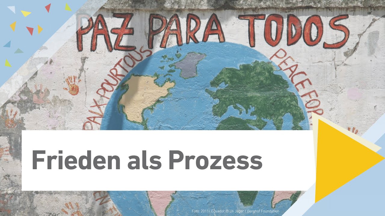 Frieden als Prozess - ein Erklärvideo der Servicestelle Friedensbildung