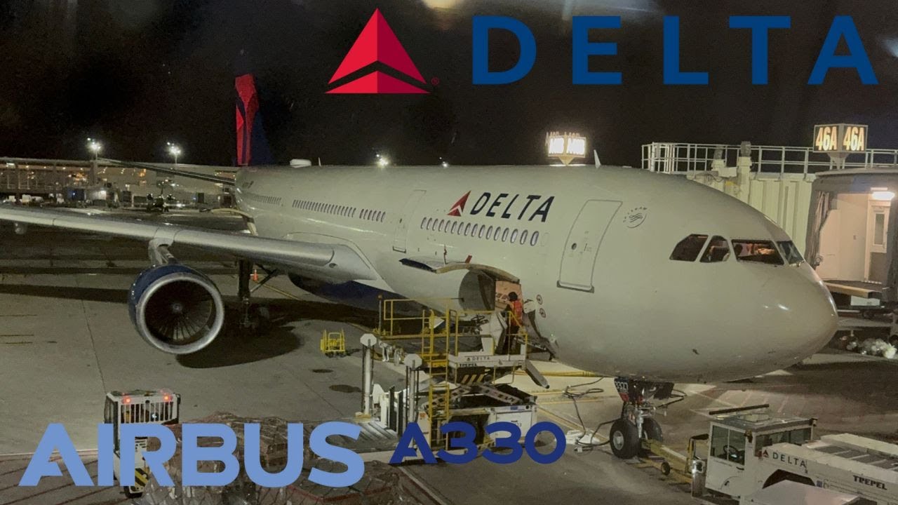 DELTA Air Lines Airbus A330-300 🇺🇸 Detroit to Amsterdam 🇳🇱 [SHORT FLIGHT REPORT]