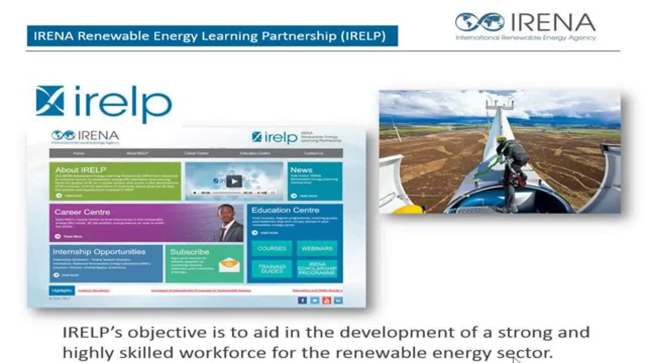 Education and Skills Needs in the Renewable Energy Sector (Training Webinar)