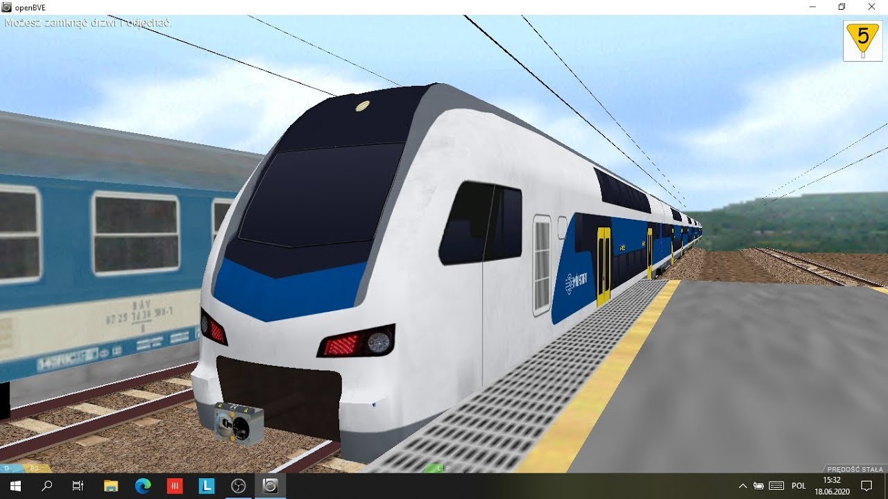 OpenBVE Sellye-Pecs Stadler KISS