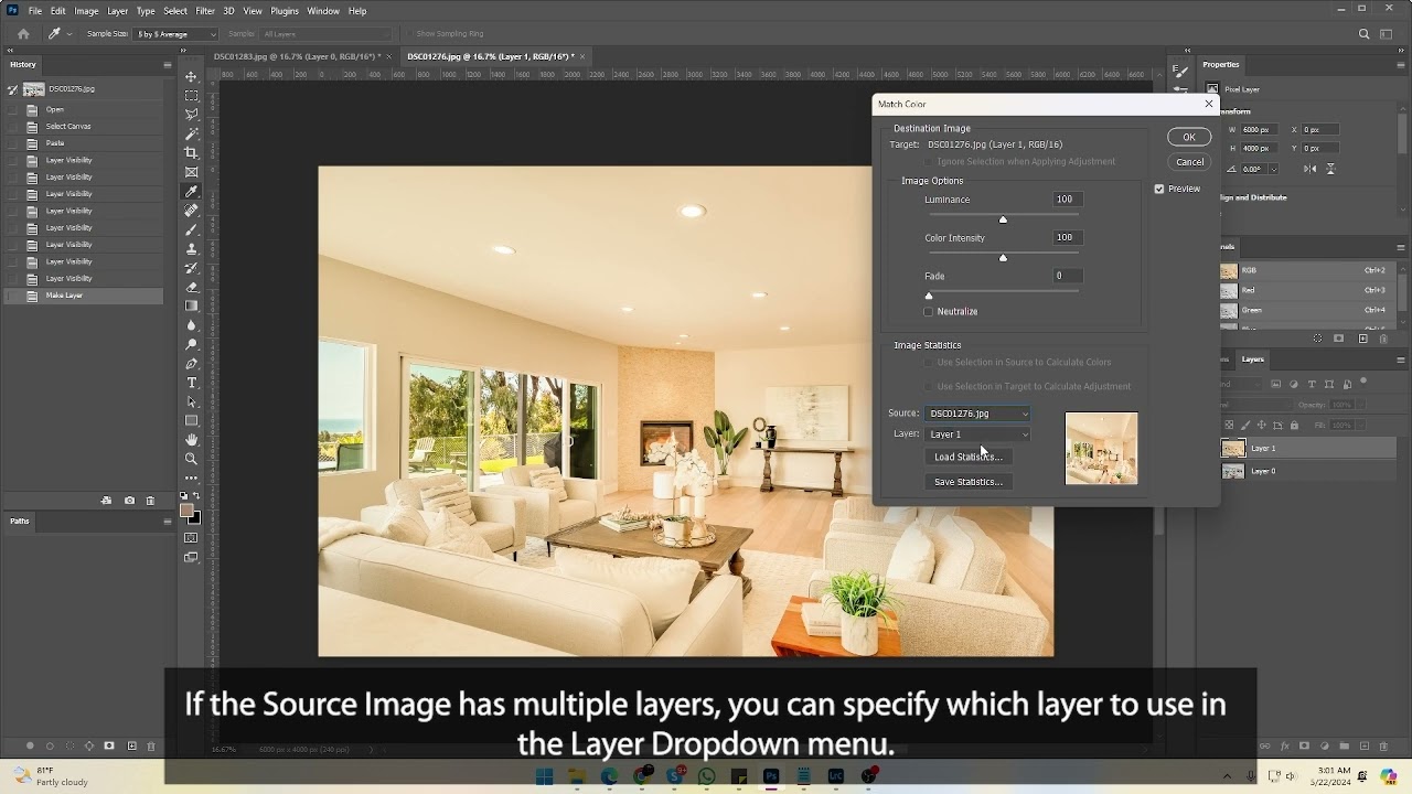 How to Match a Color in Photoshop - Real Estate Photo Editing