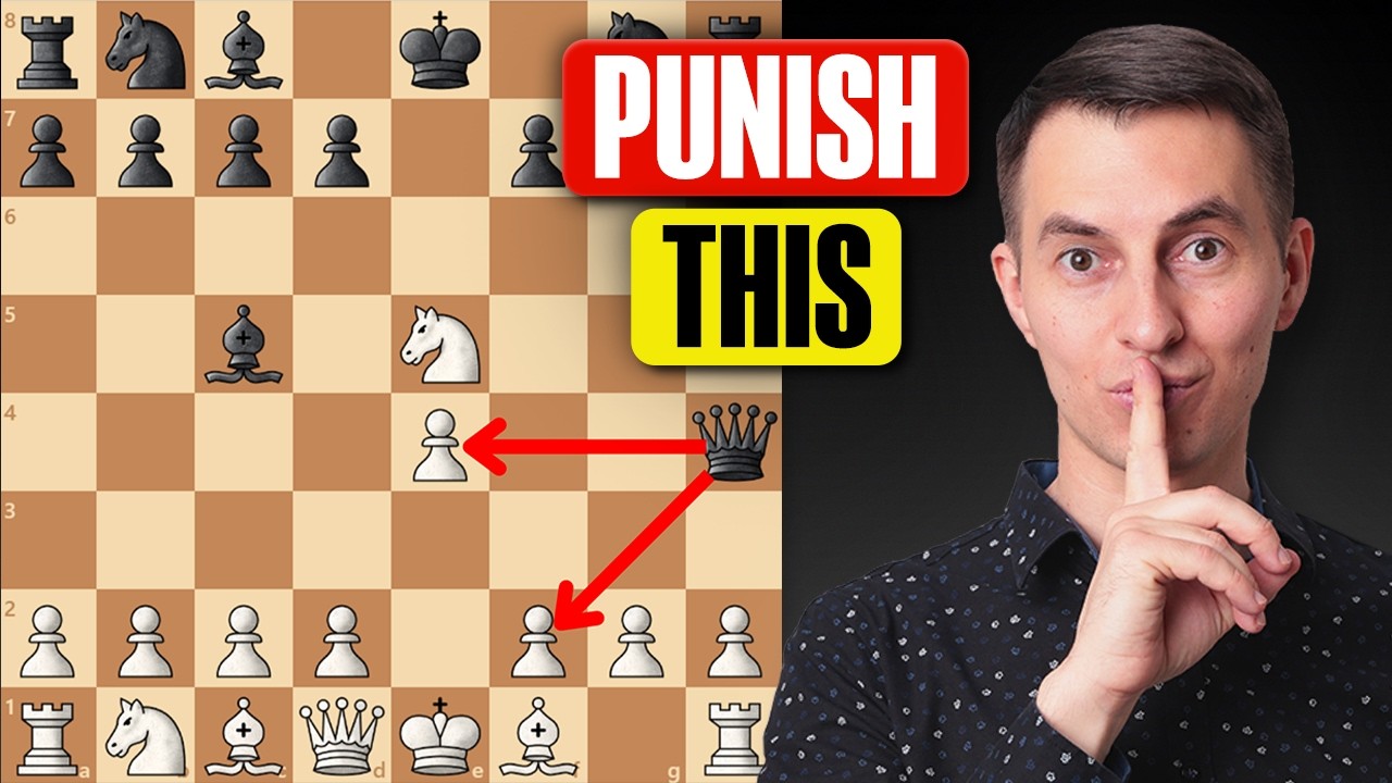 How to PUNISH Scholar's Mate & Early Queen Attacks Brutally