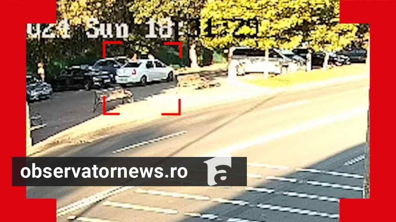 Autorul accidentului din Pantelimon a fost filmat de tatăl copiilor cum goneşte în parcare
