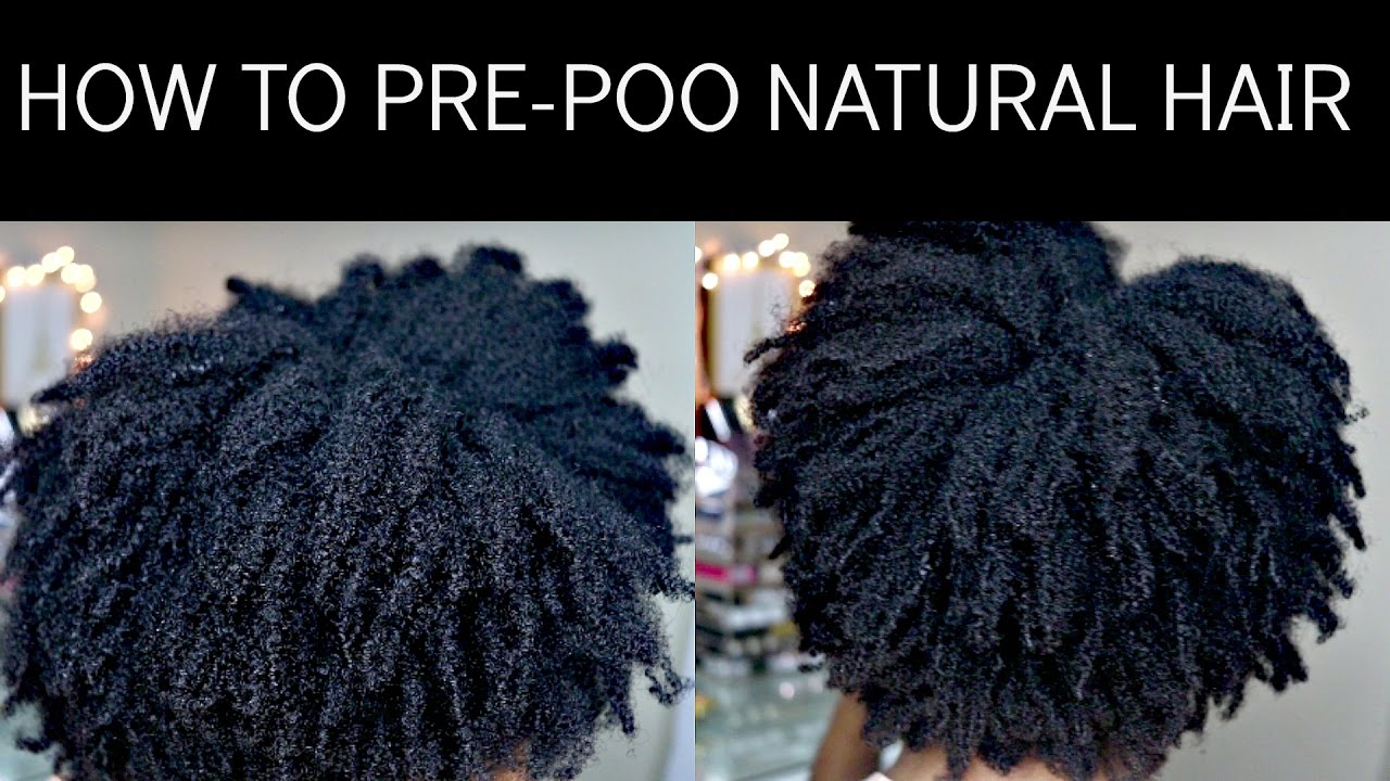 How To Pre Poo for Natural Hair | 4C Hair Type | JumieAnne