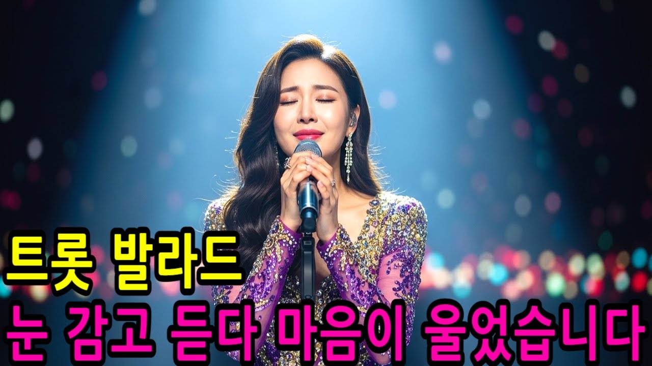 눈 감고 듣다 마음이 울었습니다 | 트롯 발라드 모음