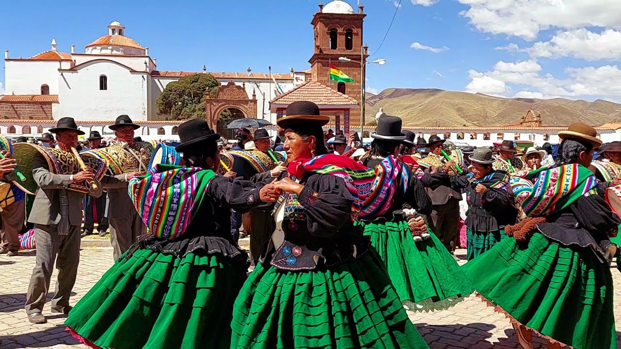 GRAN FESTIVAL DE QUENA QUENA EN JESUS DE MACHACA CELEBRANDO (SATA QALLTA) EMPIESO DE LA SIEMBRA