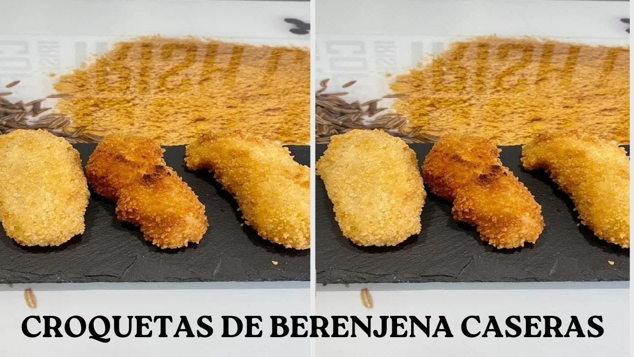 CROQUETAS CASERAS DE BERENJENA 🍆 CON ROBOT MAMBO DE CECOTEC!!🤤🤤