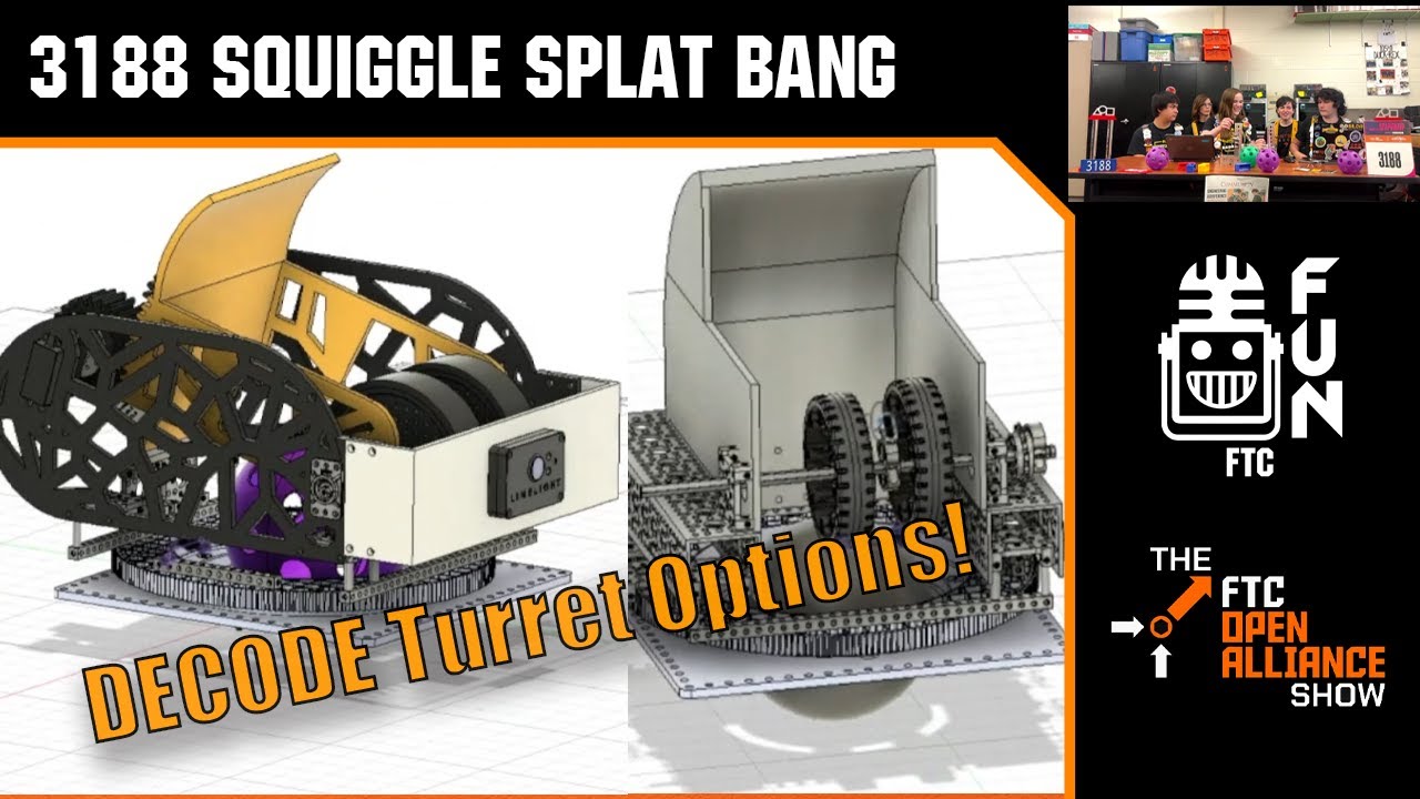 Инновационные варианты турели для DECODE | 3188 Squiggle Splat Bang | FTC Open Alliance Show