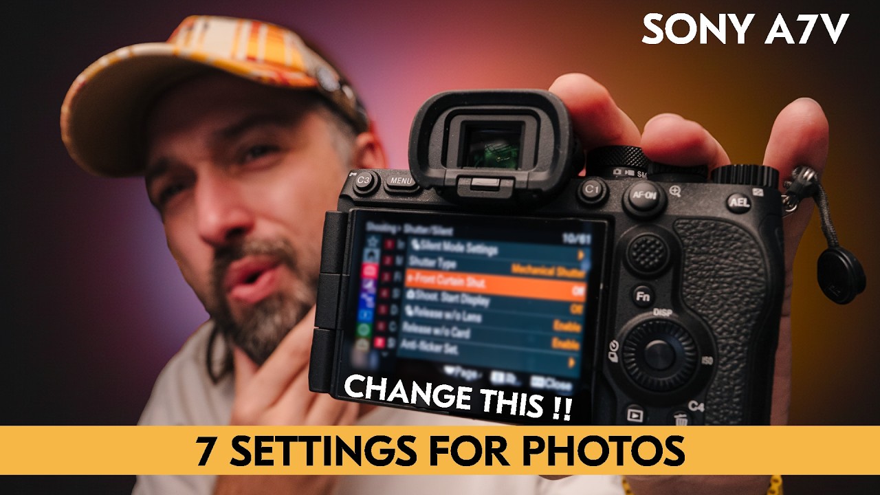 7 настроек, которые НЕОБХОДИМО изменить на Sony A7V для фотосъемки.