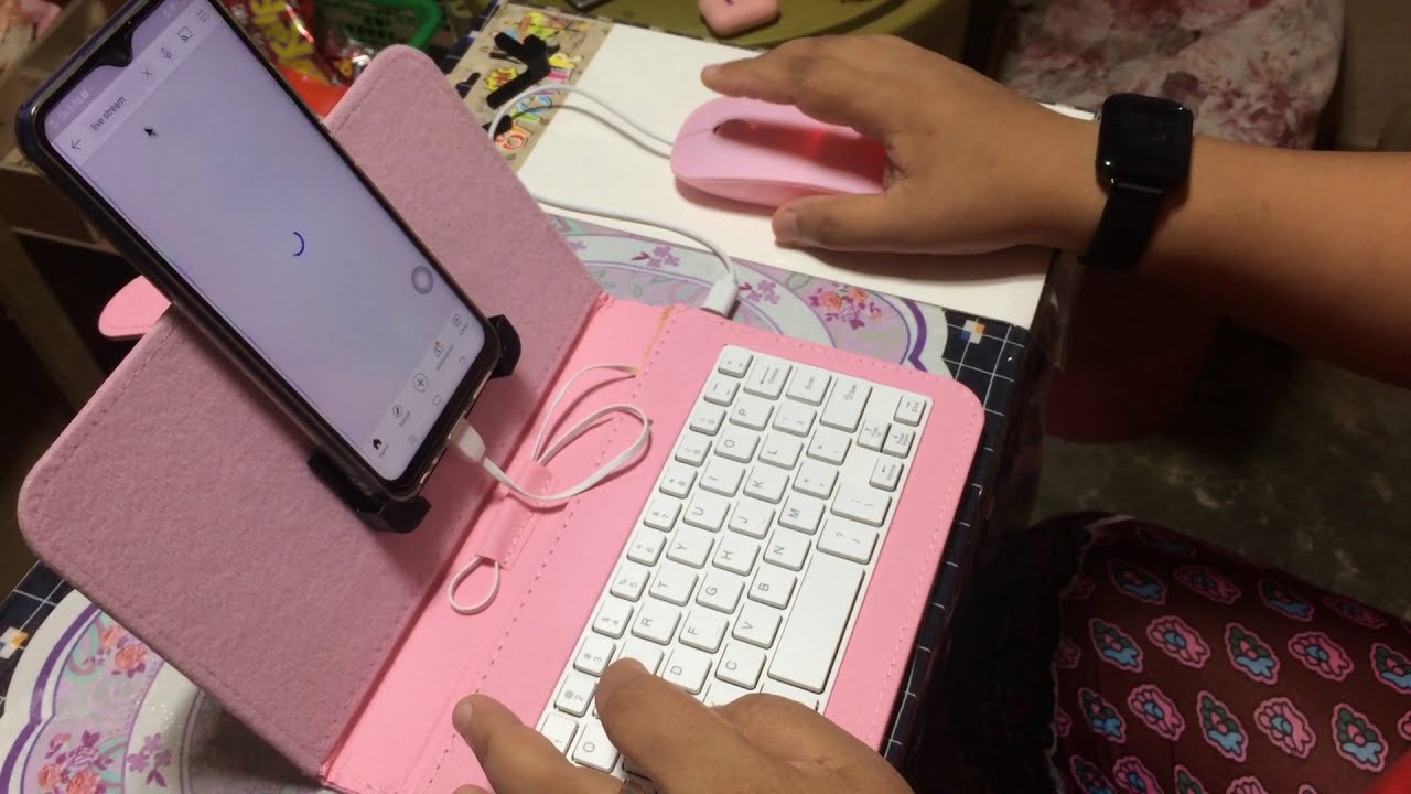 KEYBOARD HOLSTER CASE WITH MOUSE | BEST PHONE ACCESSORIES FOR YOUTUBE BROWSING | REVIEW