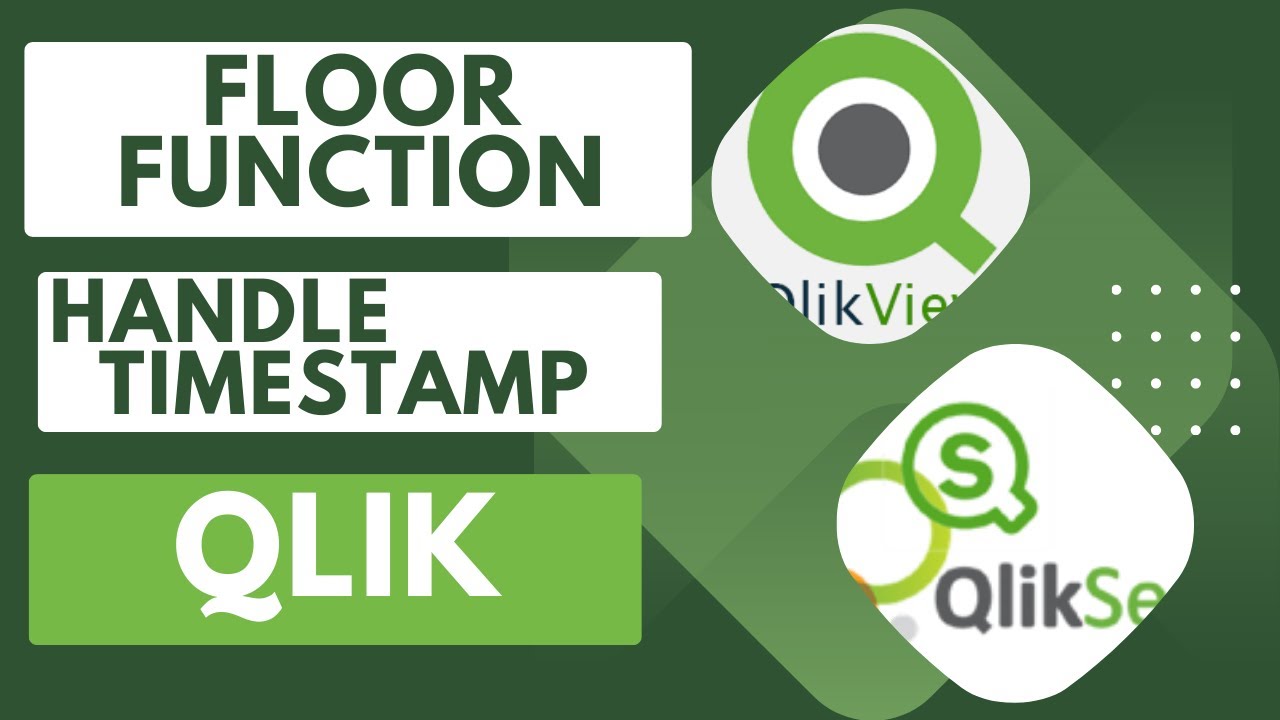 Как использовать функцию округления вниз (Floor) для работы с данными временной метки в #qliksens...