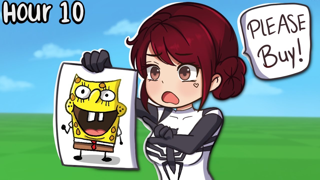 I spent 24 HOURS drawing for ROBUX....