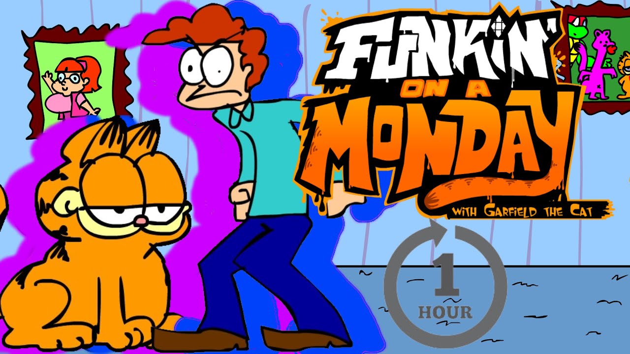 Lassaga - Friday Night Funkin' [Full song] (Johm vs Garfielf) [1 hour]