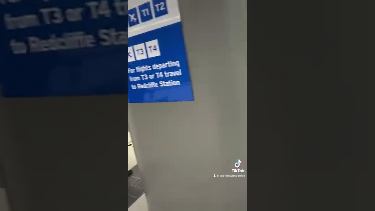 Airport Train Station in Perth Western Australia