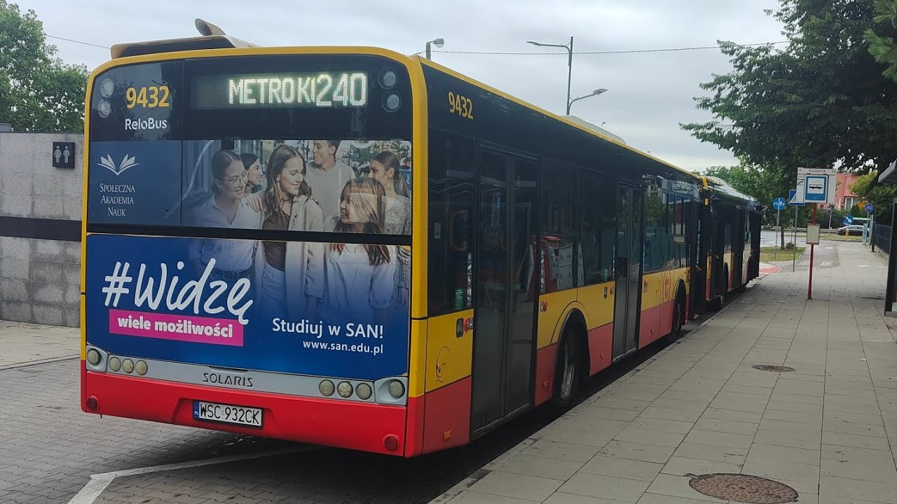 Linia 240 - Solaris Urbino 12 III #9432 ( ReloBus )