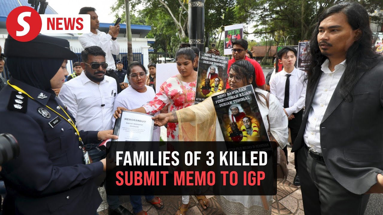 Families of Durian Tunggal shooting victims demand transparent probe