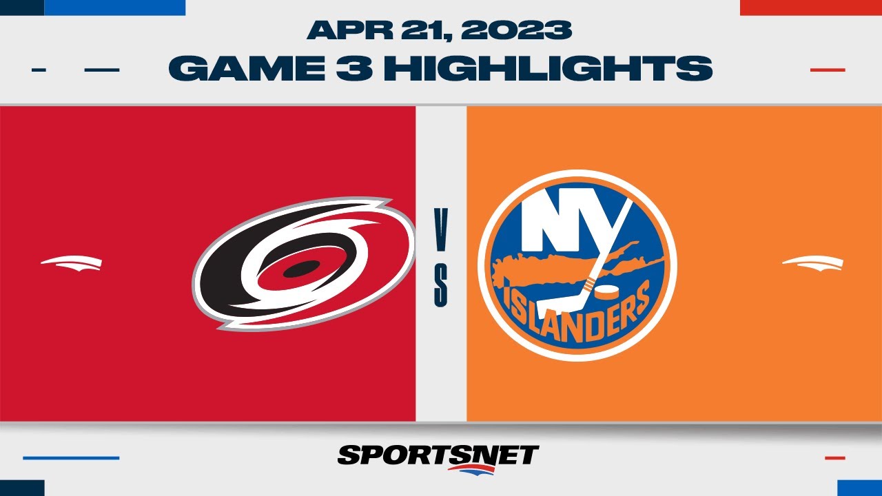 NHL Highlights | Hurricanes vs. Islanders - April 21, 2023