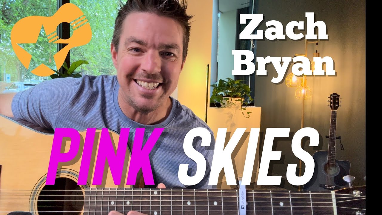 Pink Skies | Zach Bryan | Beginner Guitar Lesson