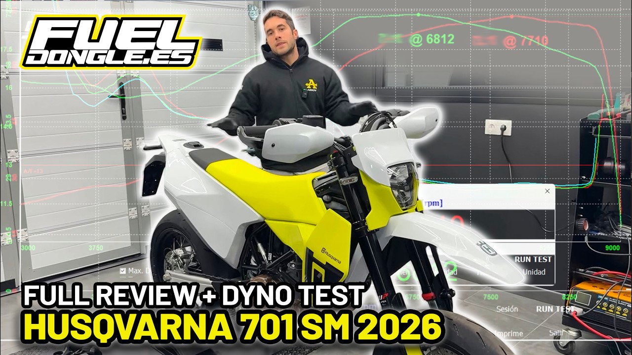 NUEVA HUSQVARNA 701 SM 2026 A FONDO!