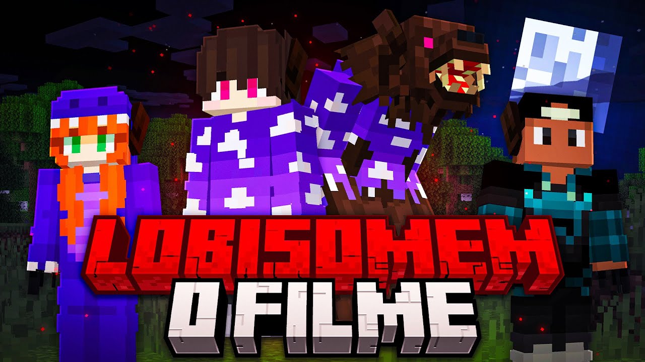 EU PASSEI 100 DIAS SENDO UM LOBISOMEM NO MINECRAFT -  O FILME - Minecraft Absurdo
