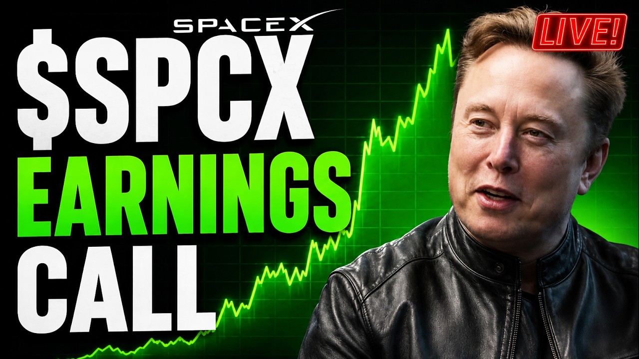 LIVE! SpaceX SPCX First Ever Earnings Call & Market Reaction