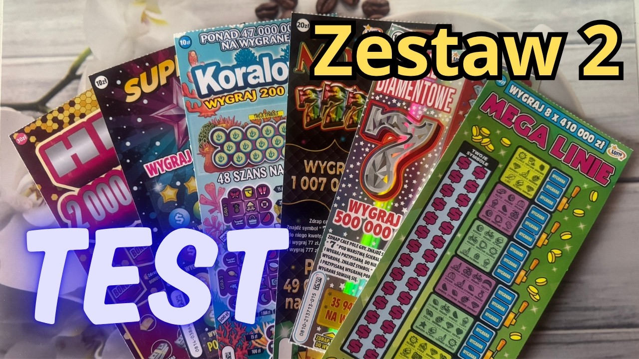 🥳Zdrapki Lotto👉ZDRAPKI ZA 100 ZŁ🤩DWA ZESTAWY😍ZESTAW NR. 2🥳TEST🥳