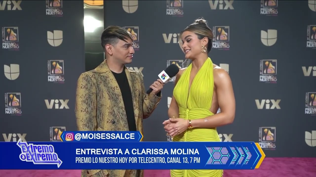 Clarissa Molina habla de su anhelo de ser madre |  Premios Lo Nuestro 2026