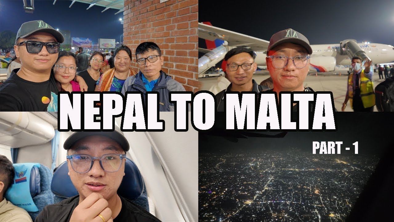 Непал ✈️ Дубай ✈️ Мальта | Nepal Airlines 🇳🇵 | Удивительное путешествие 🌏🇳🇵🇲🇹