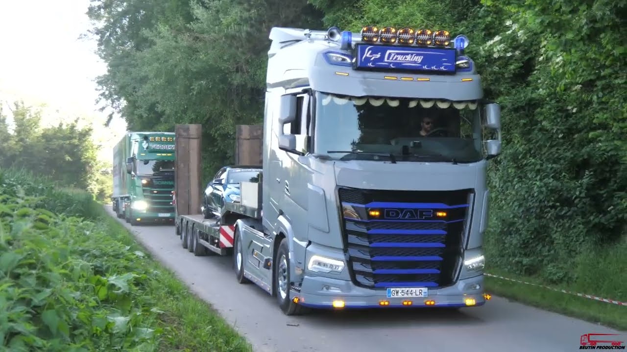 D&eacute;parts des camions au Truckshow de Barlin 2024 ! ft C&oelig;ur de Routier