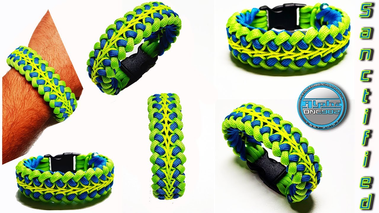 Awesome Paracord Bracelet Sanctified Stitched DIY Tutorial