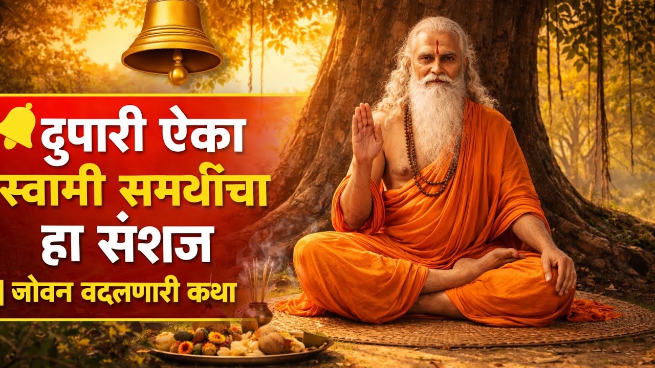 🔔 दुपारी ऐका स्वामी समर्थांचा हा संदेश | जीवन बदलणारी कथा
