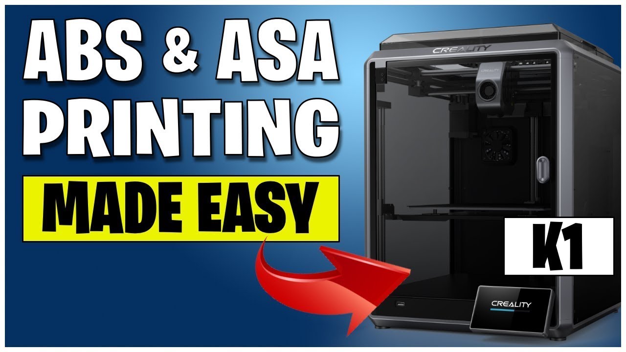 3D-печать ABS и ASA на Creality K1