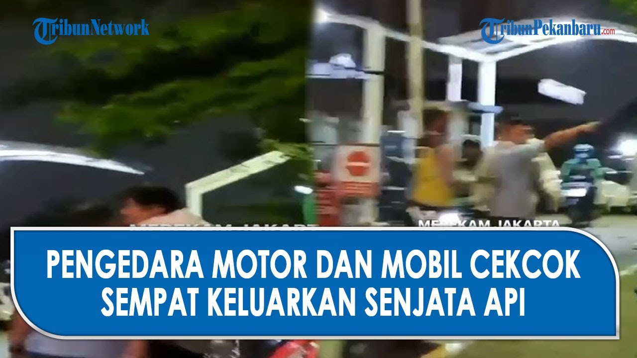 Cekcok di Jalan, Pengendara Mobil Acungkan Senpi ke Pengemudi Motor